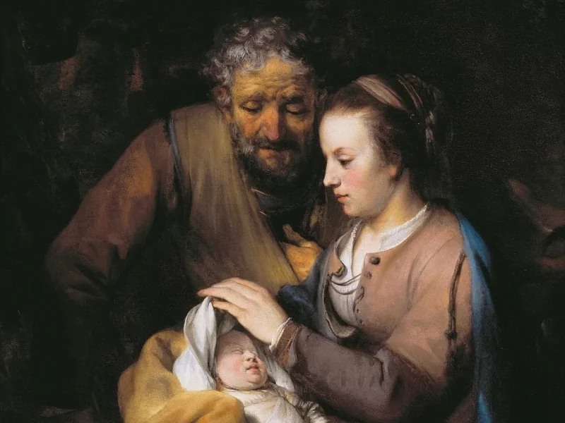 1621-Gerbrand van den Eeckhout - Riposo durante la fuga in Egitto Sacra Famiglia